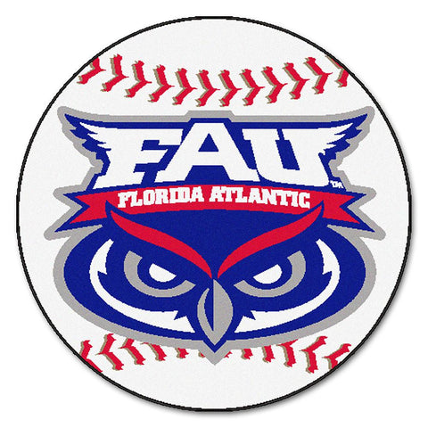 Florida Atlantic Owls Ncaa "baseball" Round Floor Mat (29")