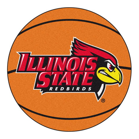 Illinois State Redbirds Ncaa "basketball" Round Floor Mat (29")