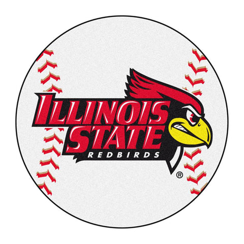 Illinois State Redbirds Ncaa "baseball" Round Floor Mat (29")