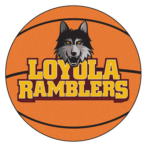 Loyola Illinois Ramblers Ncaa "basketball" Round Floor Mat (29")