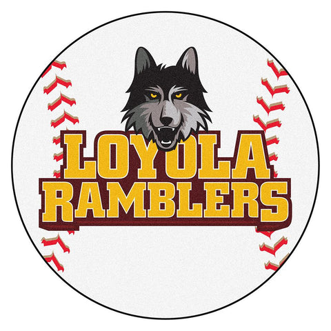 Loyola Illinois Ramblers Ncaa "baseball" Round Floor Mat (29")