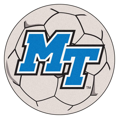 Middle Tennessee State Blue Raiders Ncaa "soccer Ball" Round Floor Mat (29")