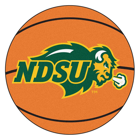 North Dakota State Bison Ncaa "basketball" Round Floor Mat (29")