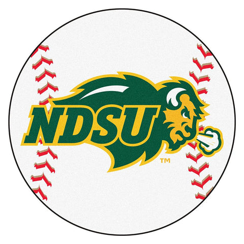 North Dakota State Bison Ncaa "baseball" Round Floor Mat (29")