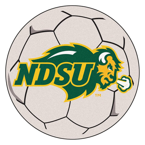 North Dakota State Bison Ncaa "soccer Ball" Round Floor Mat (29")
