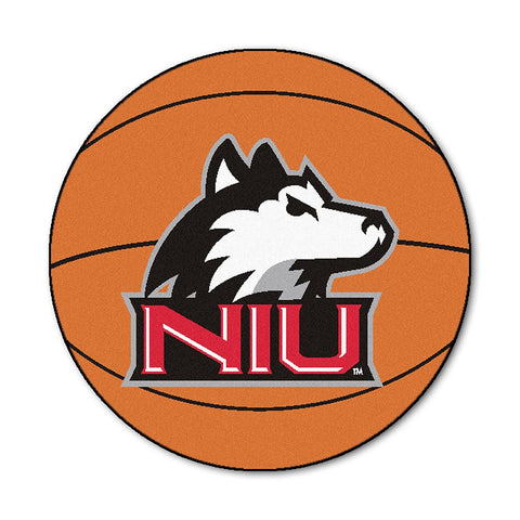 Northern Illinois Huskies Ncaa "basketball" Round Floor Mat (29")