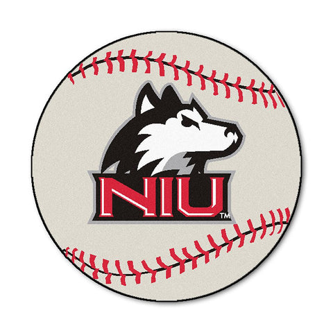 Northern Illinois Huskies Ncaa "baseball" Round Floor Mat (29")
