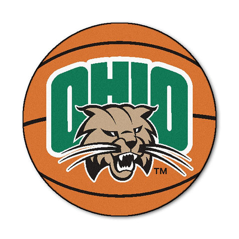 Ohio Bobcats Ncaa "basketball" Round Floor Mat (29")