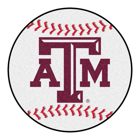 Texas A&m Aggies Ncaa "baseball" Round Floor Mat (29")