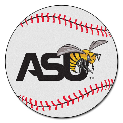 Alabama State Hornets Ncaa "baseball" Round Floor Mat (29")