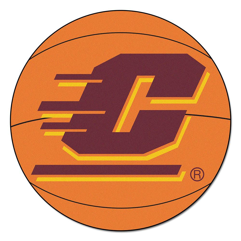 Central Michigan Chippewas Ncaa "basketball" Round Floor Mat (29")