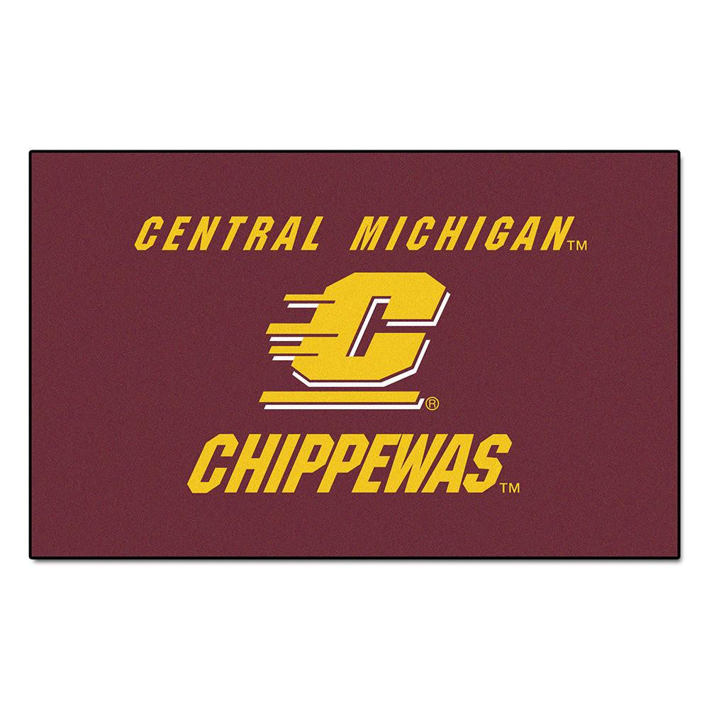 Central Michigan Chippewas Ncaa "ulti-mat" Floor Mat (5x8')