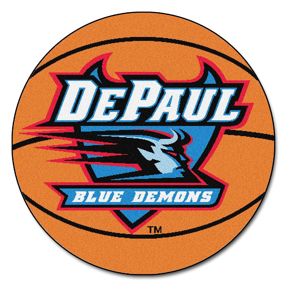 Depaul Blue Demons Ncaa "basketball" Round Floor Mat (29")