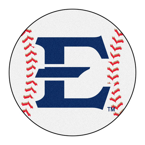 East Tennessee State Buccaneers Ncaa "baseball" Round Floor Mat (29")