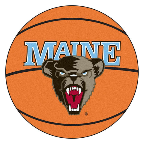 Maine Black Bears Ncaa "basketball" Round Floor Mat (29")