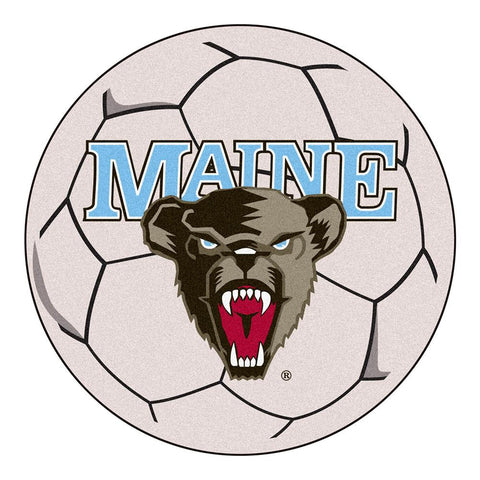 Maine Black Bears Ncaa "soccer Ball" Round Floor Mat (29")