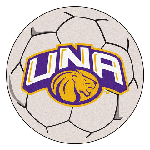 North Alabama Lions Ncaa "soccer Ball" Round Floor Mat (29")