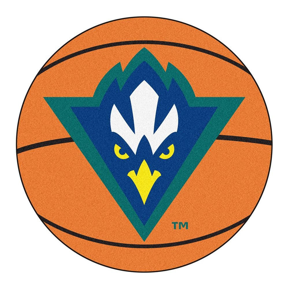 North Carolina Wilmington Seahawks Ncaa "basketball" Round Floor Mat (29")