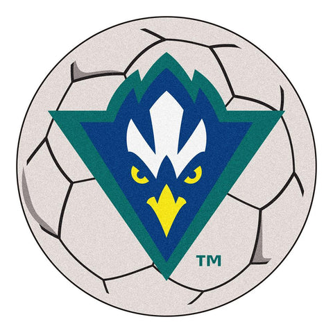 North Carolina Wilmington Seahawks Ncaa "soccer Ball" Round Floor Mat (29")