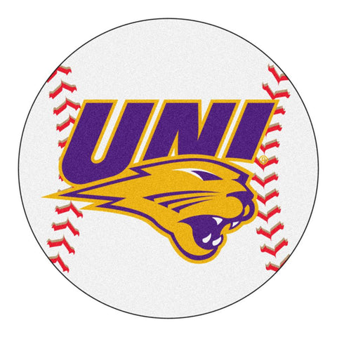 Northern Iowa Panthers Ncaa "baseball" Round Floor Mat (29")