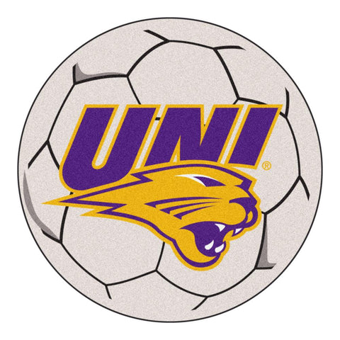 Northern Iowa Panthers Ncaa "soccer Ball" Round Floor Mat (29")