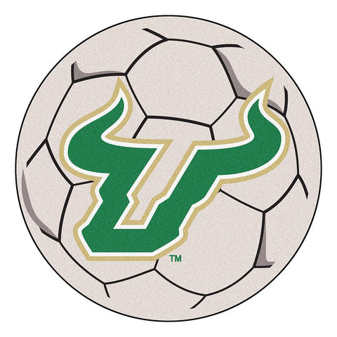 South Florida Bulls Ncaa "soccer Ball" Round Floor Mat (29")
