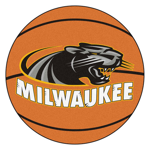 Wisconsin Milwaukee Panthers Ncaa "basketball" Round Floor Mat (29")