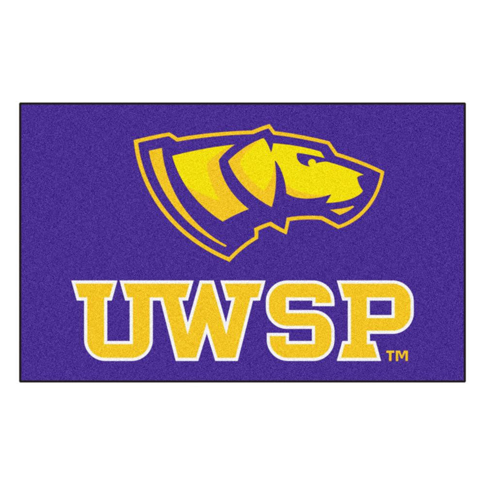 Wisconsin-stevens Point Pointers Ncaa Ulti-mat Floor Mat (5x8')