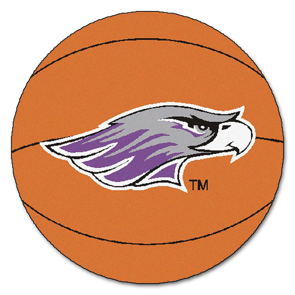 Wisconsin-whitewater Warhawks Ncaa Basketball Round Floor Mat (29")