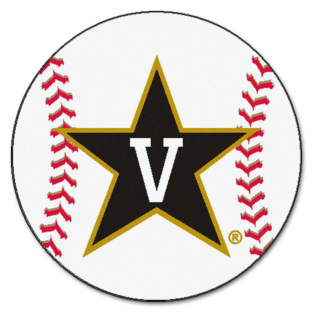 Vanderbilt Commodores Ncaa "baseball" Round Floor Mat (29")