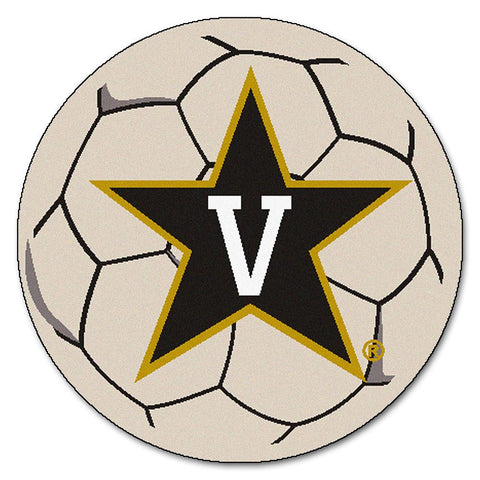 Vanderbilt Commodores Ncaa "soccer Ball" Round Floor Mat (29")