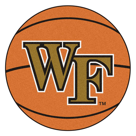 Wake Forest Demon Deacons Ncaa "basketball" Round Floor Mat (29")