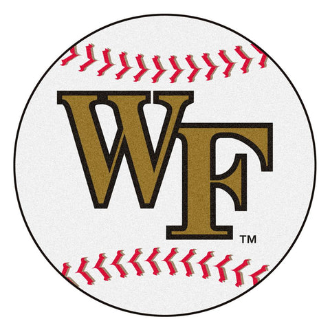 Wake Forest Demon Deacons Ncaa "baseball" Round Floor Mat (29")