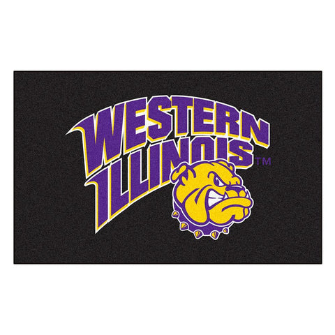 Western Illinois Leathernecks Ncaa "ulti-mat" Floor Mat (5x8')