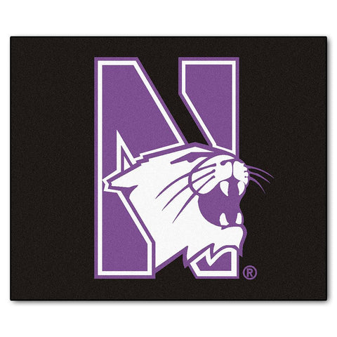 Northwestern Wildcats Ncaa "tailgater" Floor Mat (5'x6')