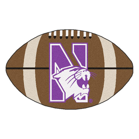 Northwestern Wildcats Ncaa "football" Floor Mat (22"x35")
