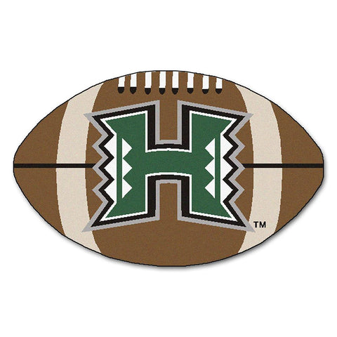 Hawaii Rainbow Warriors Ncaa Football Floor Mat (22"x35")