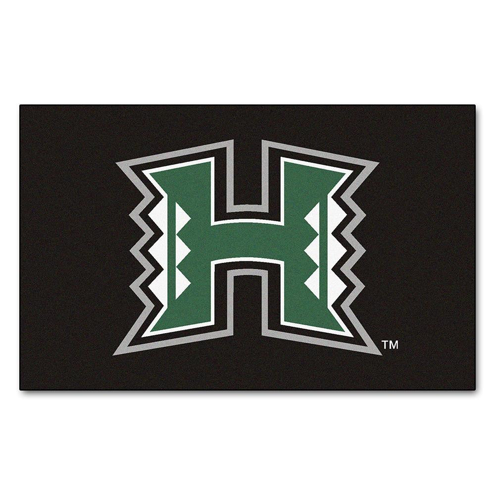 Hawaii Rainbow Warriors Ncaa Ulti-mat Floor Mat (5x8')