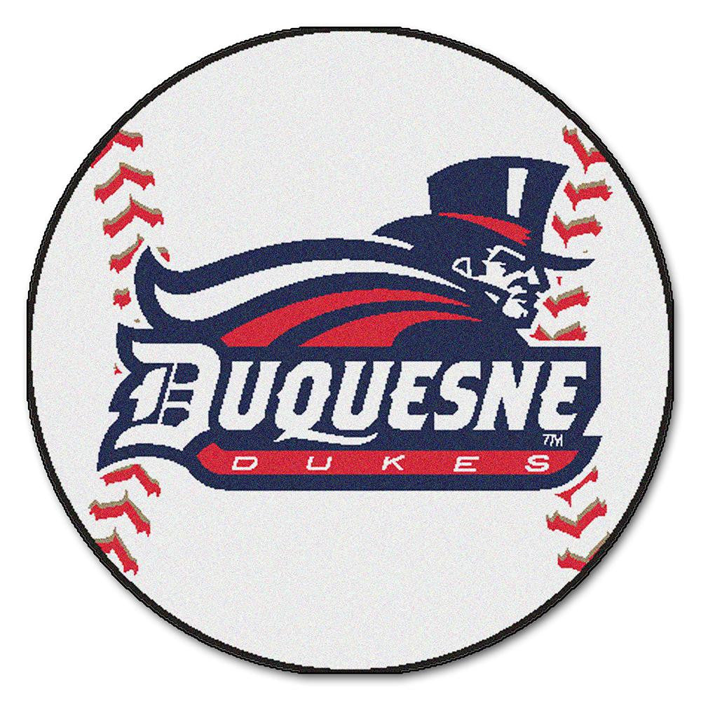 Duquesne Dukes Ncaa "baseball" Round Floor Mat (29")
