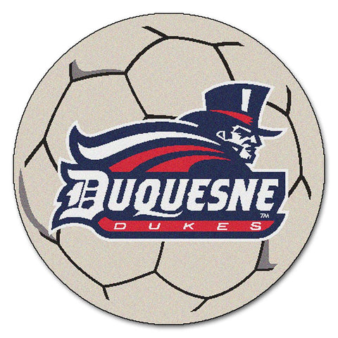 Duquesne Dukes Ncaa "soccer Ball" Round Floor Mat (29")