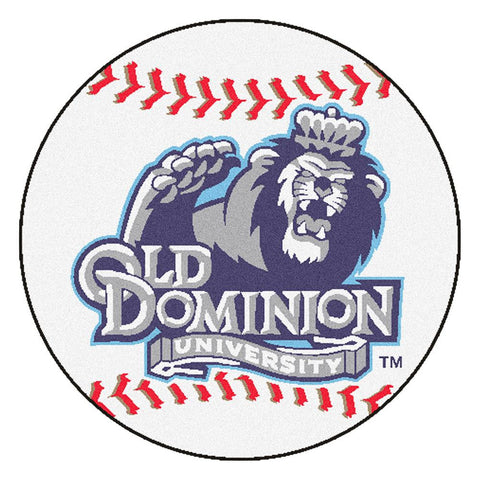 Old Dominion Monarchs Ncaa "baseball" Round Floor Mat (29")