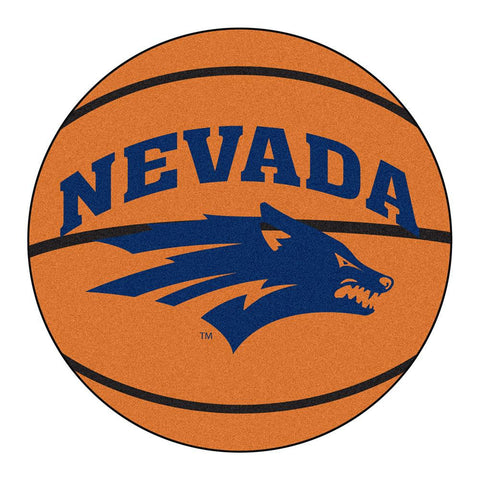 Nevada Reno Wolf Pack Ncaa "basketball" Round Floor Mat (29")