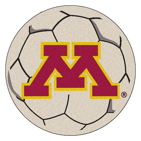 Minnesota Golden Gophers Ncaa "soccer Ball" Round Floor Mat (29")