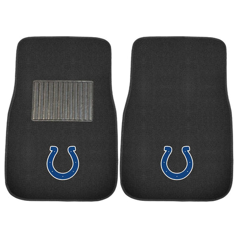 Indianapolis Colts NFL 2-pc Embroidered Car Mat Set