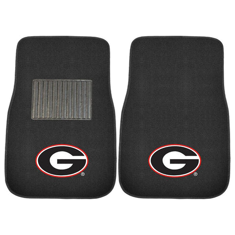 Georgia Bulldogs Ncaa 2-pc Embroidered Car Mat Set