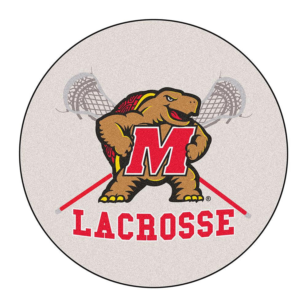 Maryland Terps Ncaa "ball" Round Floor Mat (29")