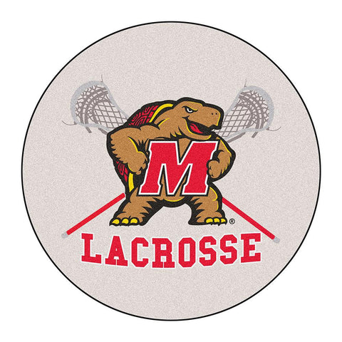Maryland Terps Ncaa "ball" Round Floor Mat (29")
