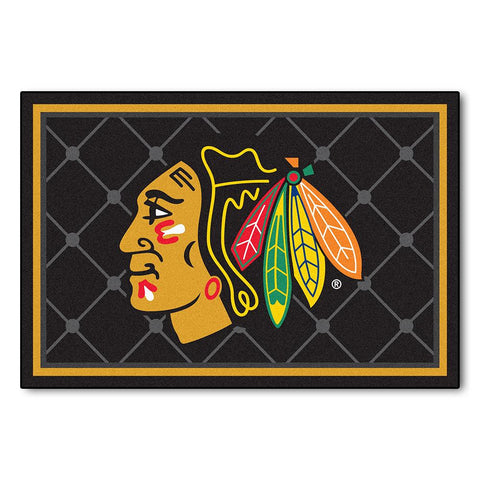 Chicago Blackhawks NHL 5x8 Rug (60x92)