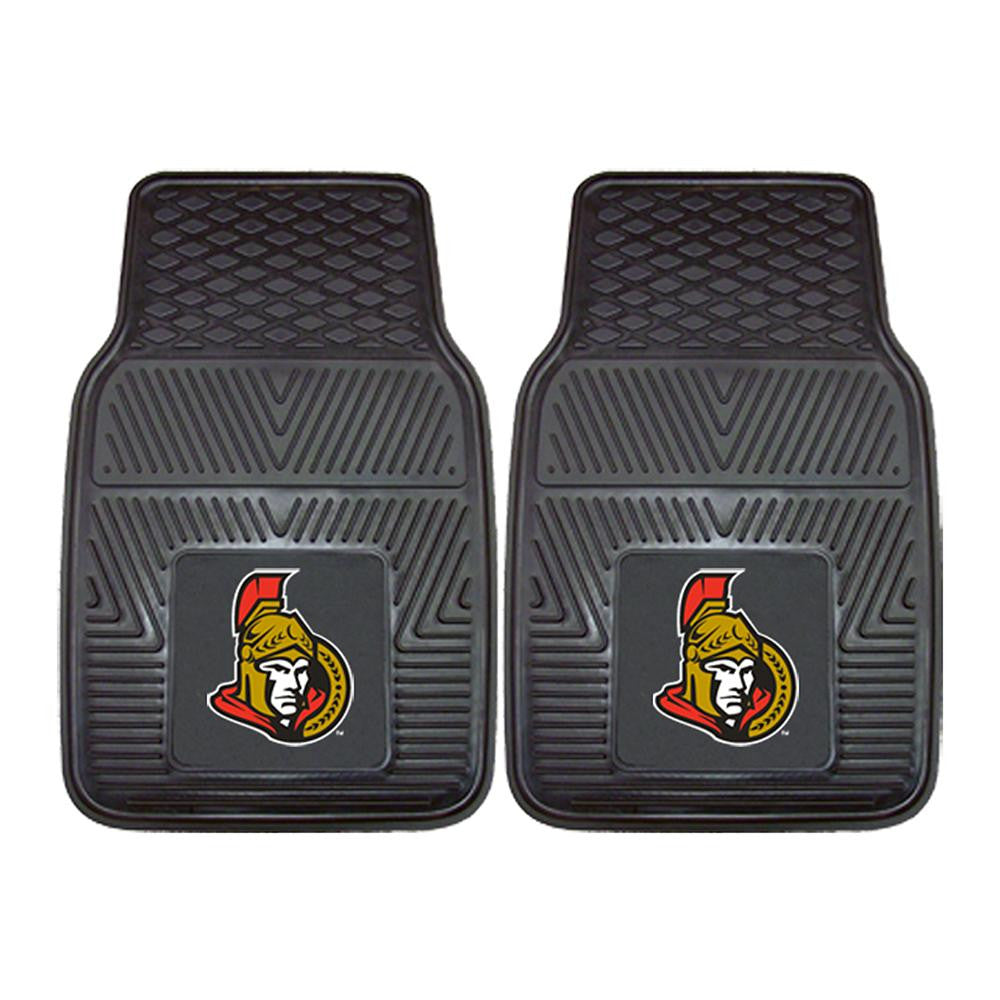 Ottawa Senators NHL Heavy Duty 2-Piece Vinyl Car Mats (18x27)