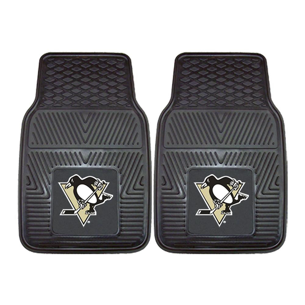 Pittsburgh Penguins NHL Heavy Duty 2-Piece Vinyl Car Mats (18x27)